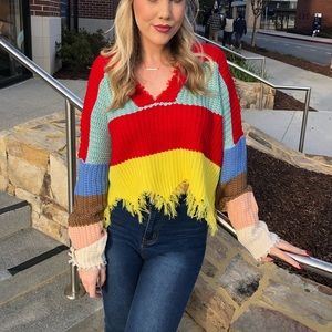 Colorblock Sweater